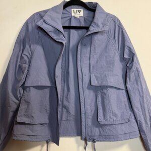 LIV Outdoor Women's Quincy Jacket Size Large Light Purple Front Pockets